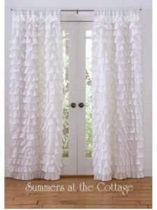 1Pc Window Curtains (Ruffle)